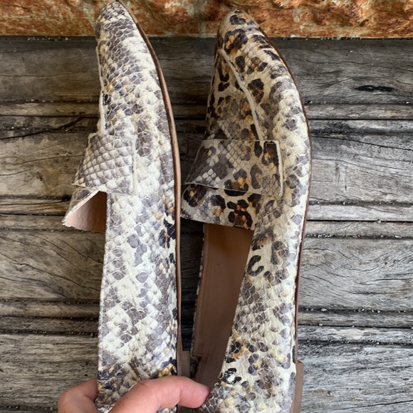 AGL Snakeskin Leather Loafers - Picture 12 of 13